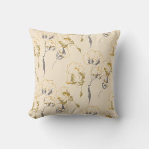 Elegant Home decor Doodle floral  Art Cushion