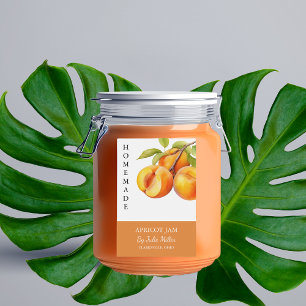 Elegant Homemade Apricot Jam Label