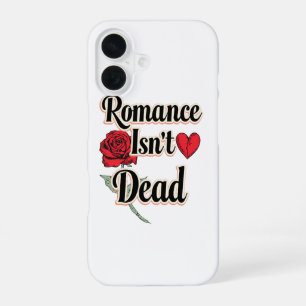 Elegant Hopeless Romantic Quote iPhone 16 Case