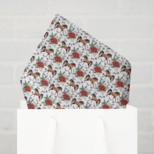 Elegant Horse Christmas Tissue Paper