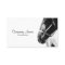 Elegant Horse Head White Business Card