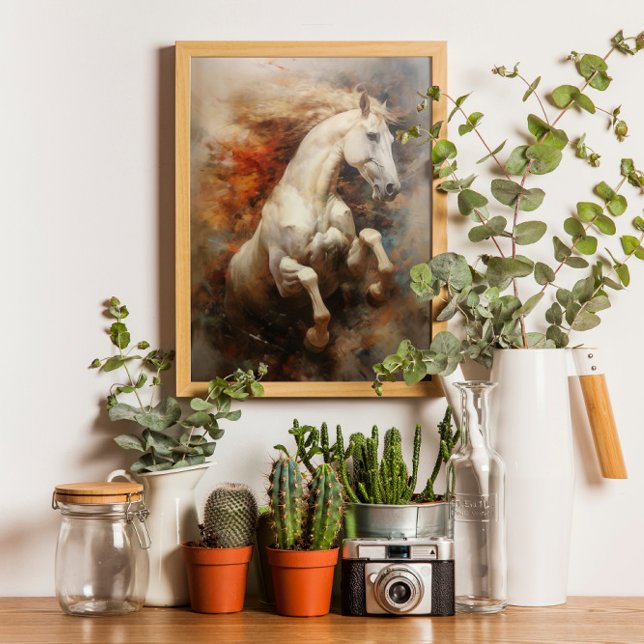 Elegant Horse Modern Decor Watercolor (Creator Uploaded)