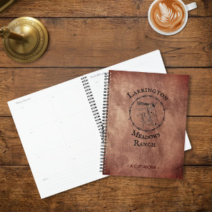 Elegant Horse Ranch Business Customisable Logo Planner