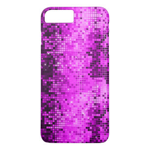 Elegant Hot Pink DiscoBall Glitter & Sparkles iPhone 8 Plus/7 Plus Case