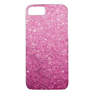 Elegant Hot Pink Glitter Luxury iPhone 7 Case