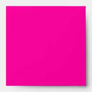 Elegant Hot Pink Linen Envelope