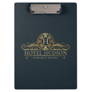 Elegant Hotel Business Clipboard