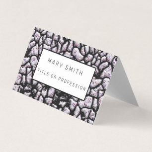 Elegant Hybrid Floral-Animal Business Card