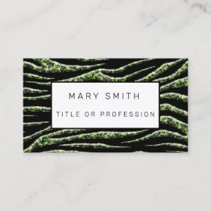 Elegant Hybrid Floral-Animal Business Card