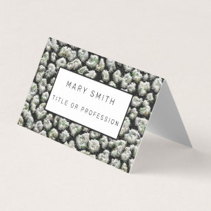 Elegant Hybrid Floral-Animal Business Card