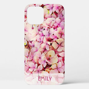 Elegant Hydrangas Personalised iPhone 12 Case