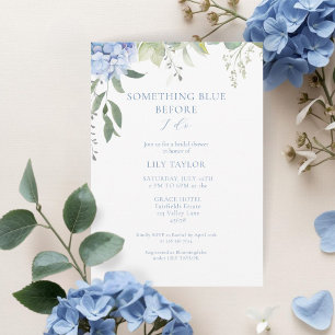 Elegant Hydrangea Bridal Shower Invitation