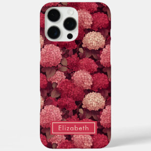 Elegant hydrangea Name Iphone Case for Her