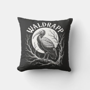 Elegant Ibis – Monochrome Wildlife - endangered  Cushion