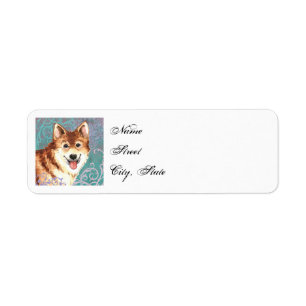 Elegant Icelandic Sheepdog Return Address Label