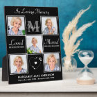 Elegant In Loving Memory 5 Photo Collage Memorial 