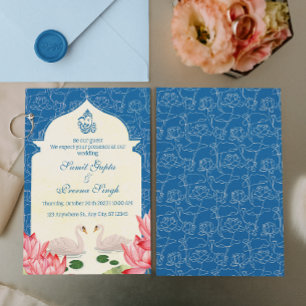 Elegant Indian Hindu Wedding Invitation