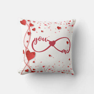 Elegant Infinity You Ane Me For Valentine's Day Cushion