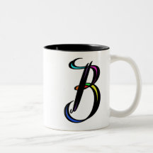 Elegant Initial B  Perfect Personalised Gift 
