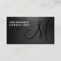 Elegant Interior Decorator Monogram Professional 