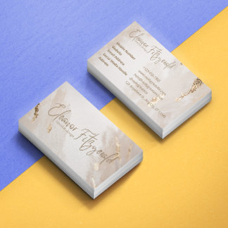 Elegant Interior Designer Business Card