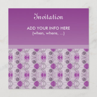 Elegant Invitation - Raiselin purple
