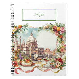 Elegant Invitation Wedding Dinner in Florence, Notebook