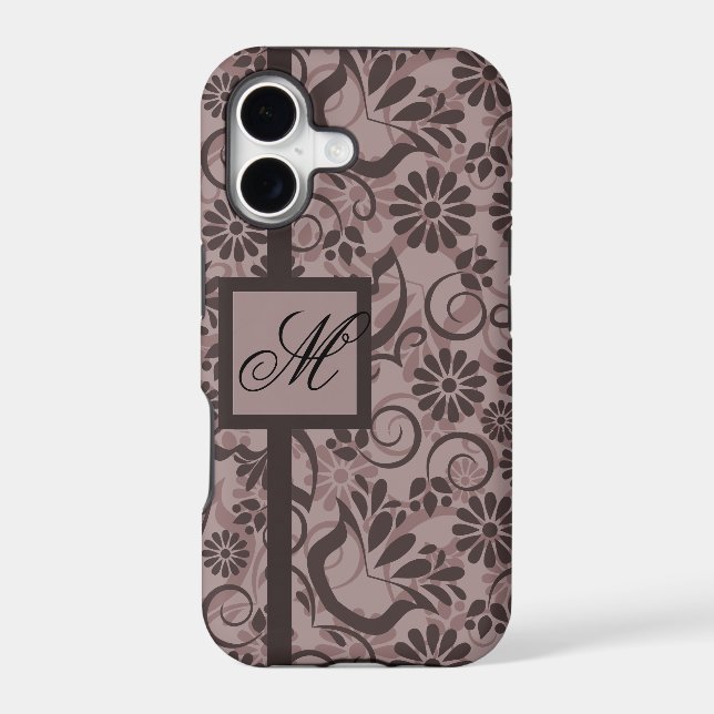 Elegant iPhone 5 Case with Monogram (Back)