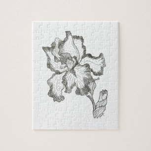 Elegant Iris Puzzle