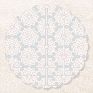 Elegant Islamic Art Design Paper Coaster