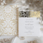 Elegant Islamic Beige Ivory Floral Wedding<br><div class="desc">This beautifully crafted wedding invitation features a refined beige and ivory colour palette with intricate floral motifs and elegant Arabic calligraphy. The front of the card is adorned with a delicate floral border in soft beige, providing a classic and sophisticated frame for the couple's names and wedding details. The back...</div>
