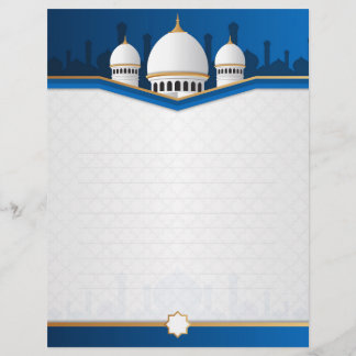 Elegant Islamic template Letterhead