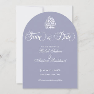 Elegant Islamic Wedding Save the Date