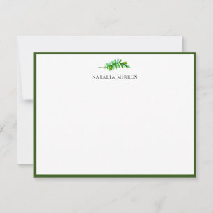 Elegant Island Palm Branch Card