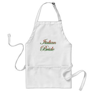 Elegant italian Bride Standard Apron