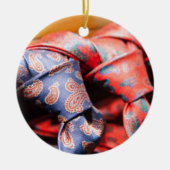 Elegant Italian Style Ceramic Ornament (Front)