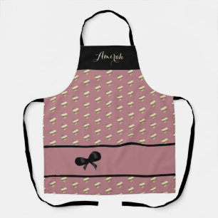 Elegant "It's All About Gold Hearts" Apron