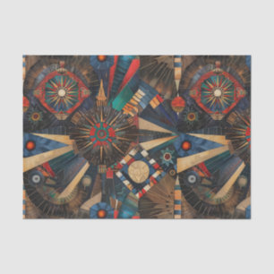Elegant Ivory "Ancient Indigenous Chronicles" Tiss Tissue Paper