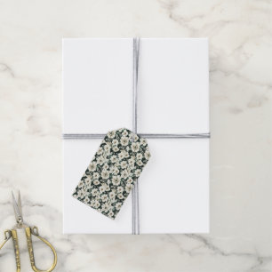 Elegant Ivory Flowers Gift Tags