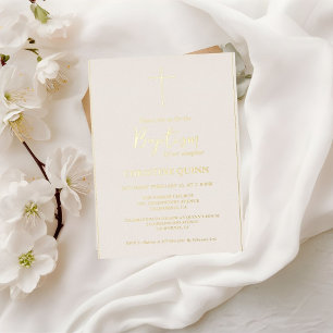 Elegant Ivory & Gold Baptism & Christening