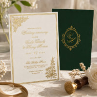Elegant Ivory Vintage Regency Garden Wedding