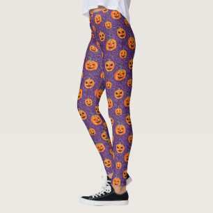 Elegant Jack O' Lanterns Leggings