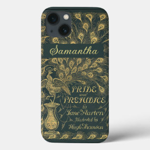 Elegant Jane Austen Pride and Prejudice Book Cover