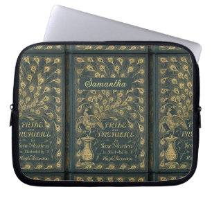 Elegant Jane Austen Pride and Prejudice Book Cover