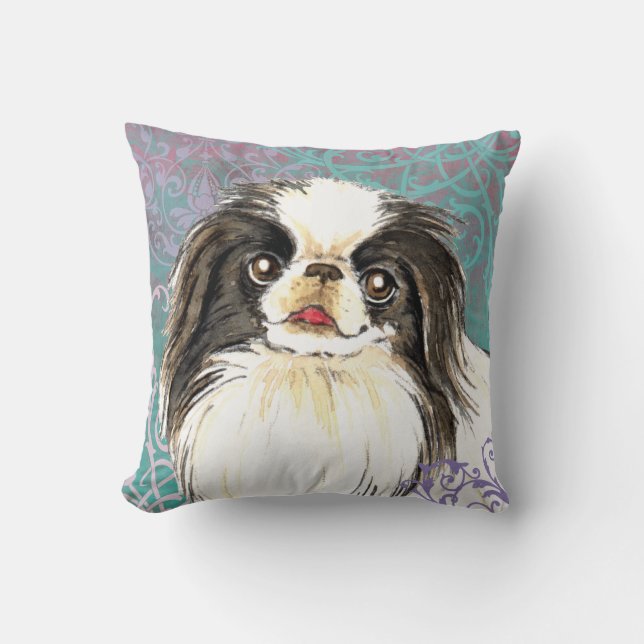 Elegant Japanese Chin Cushion (Front)