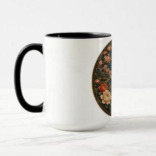Elegant Japanese Crane Moon Landscape Kids T-Shirt Mug