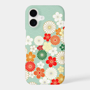 Elegant Japanese Floral Pattern iPhone 7 case
