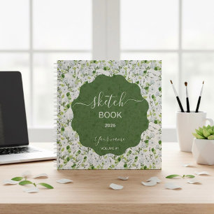 Elegant Jasmine Flower Notebook