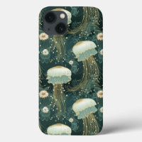 Elegant Jellyfish Pattern - Custom Name