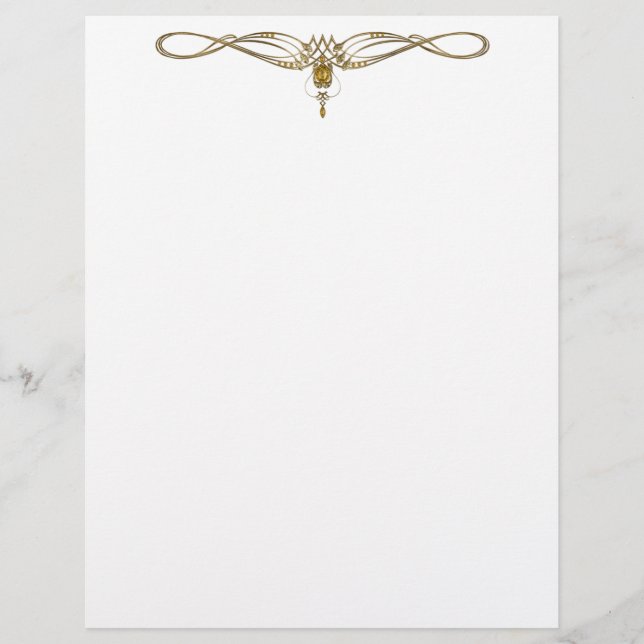 Elegant jewel Letterhead (Front)